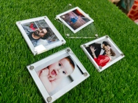 Clear Acrylic Fridge Magnets 