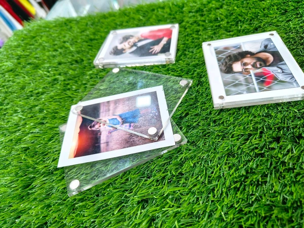 Clear Acrylic Fridge Magnets 