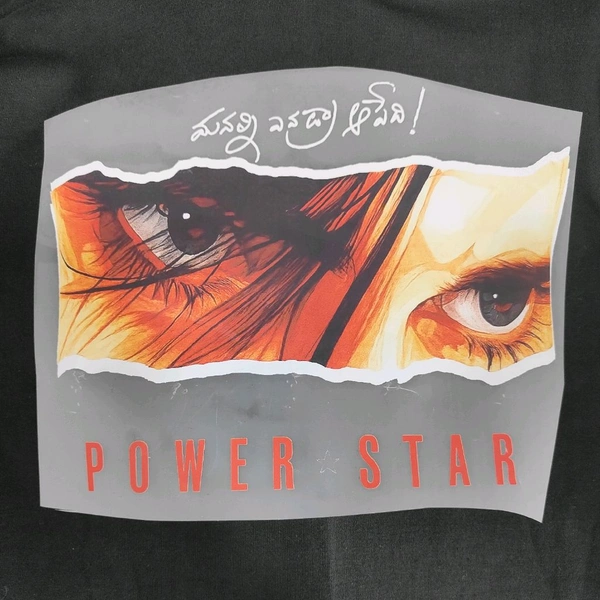 OG Pawan Kalyan DTF Sticker (Big) - for Tshirt printing