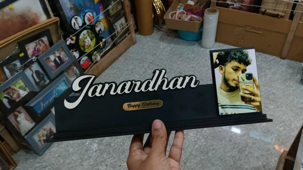 Name plate With Photo for Desk - Member Price