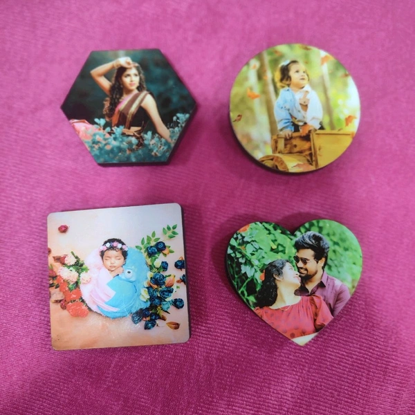 Mini MDF Fridge Magnet - Set Of 4 - Member Price
