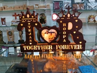 Couple Alphabet LED Name Board 15x23" Inch - Member Price