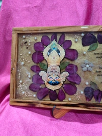 Resin Frame - 8x18 Inches - Divine flower Preserved