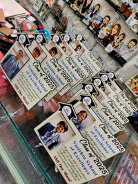 Customized Graduation MDF Photo Frame - Vasishta School of Excellence - 100 Qty