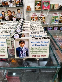Customized Graduation MDF Photo Frame - Vasishta School of Excellence - 100 Qty