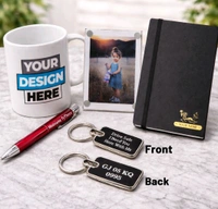 Personalized Corporate Gift Combo Set – includes Mug, Pen, Fridge Magnet, Keychain & Diary