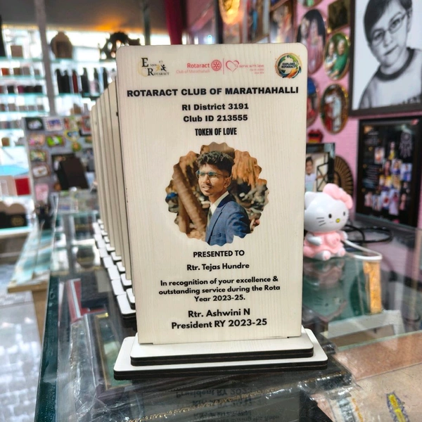 5x8" Inch Customized MDF Trophies