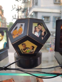 Pentagon Rotating Lamp Black Color - Member Price