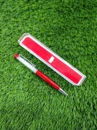 White Stone Pen - Red
