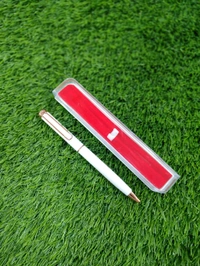 White with Rose Gold Rim Pen