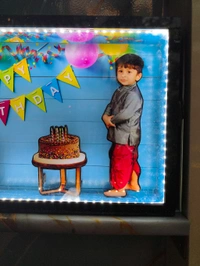 A4 SIZE - Birthday Cutout Miniature LED BOX