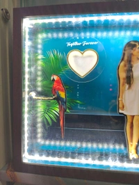 A4 SIZE - Couple Cutout Miniature LED BOX