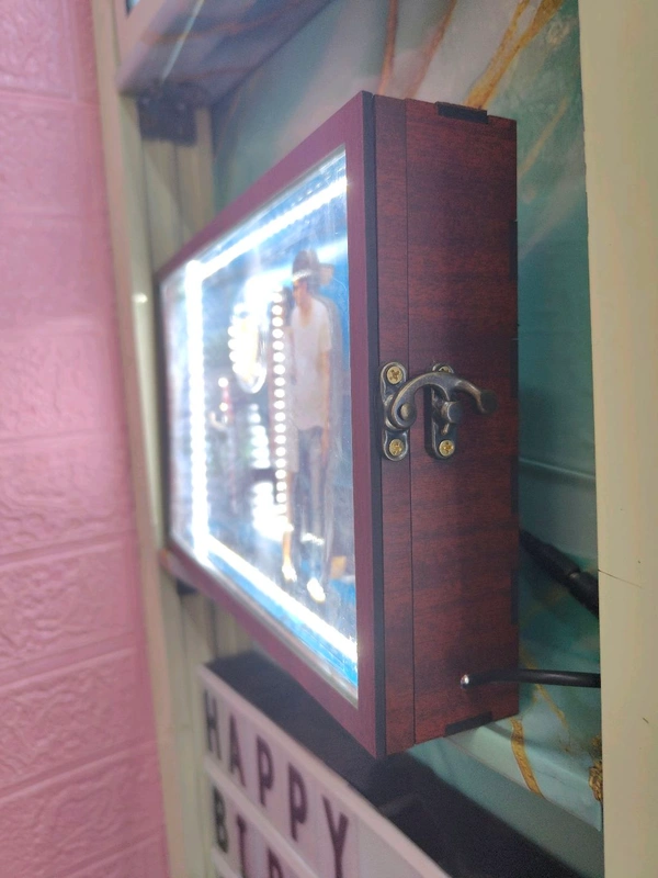 A4 SIZE - Couple Cutout Miniature LED BOX