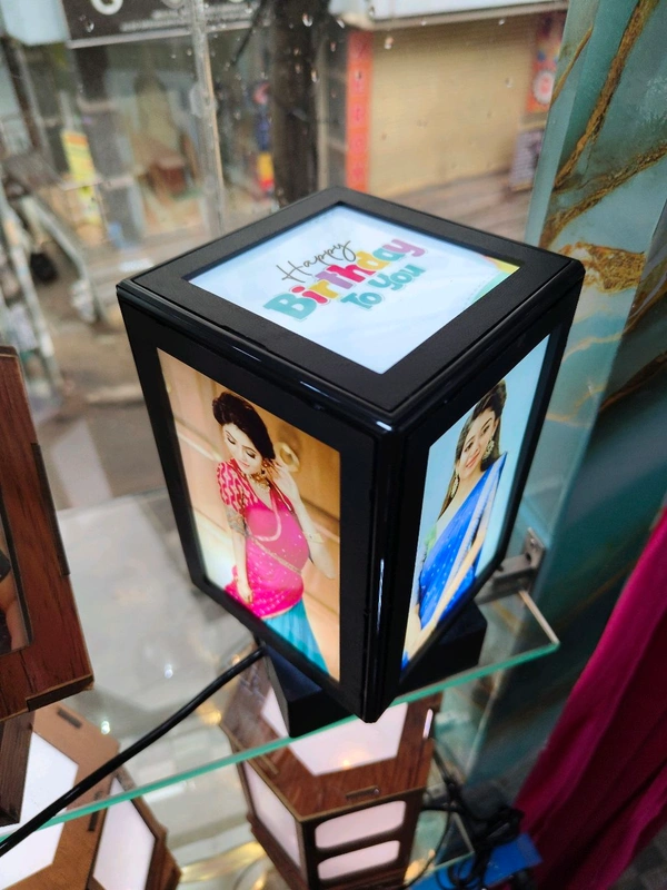 Rotating Lamp - 4x6 Inch Square