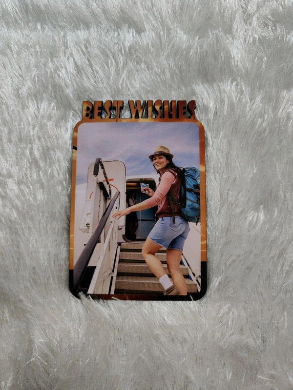 MDF Fridge Magnet - Best Wishes