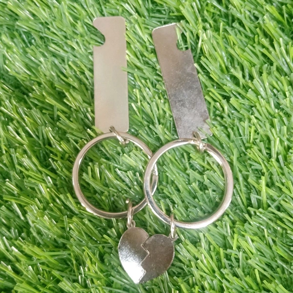 Couple Keychain - Silver 