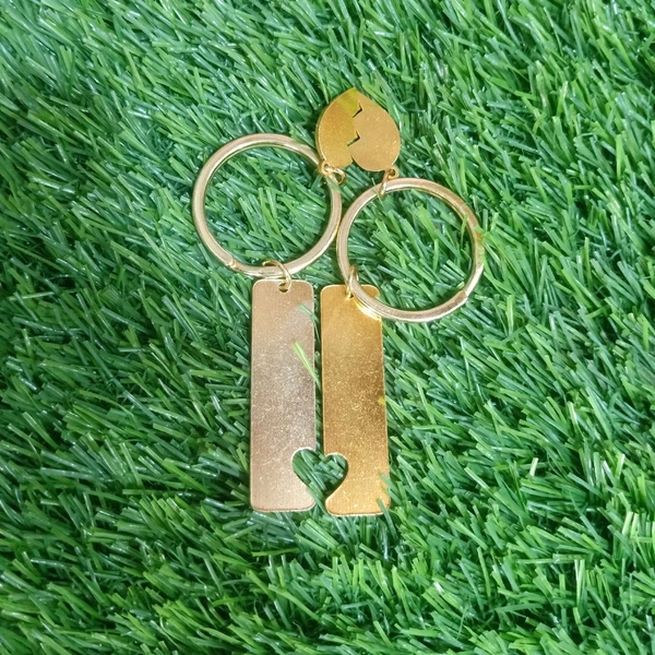 Couple Keychain - Gold 