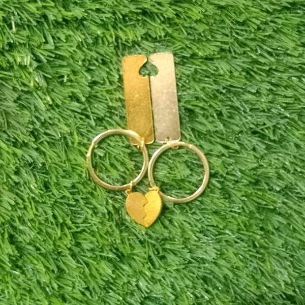 Couple Keychain - Gold 