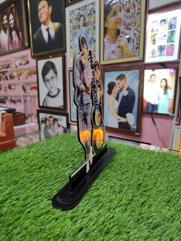 Customized Cutout Frame - Guitar With 3 Pic 