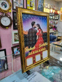 3D Laminted Thumb Print Frame 