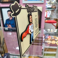 Super Dad Caricature Table Frame