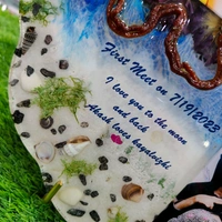 Floral Shape Double Theme Resin Frame - 12x12 Inch Size - Member Price, 50