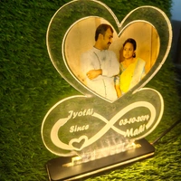 Infinity Love with Photo Acrylic - Single LED - Regular Price