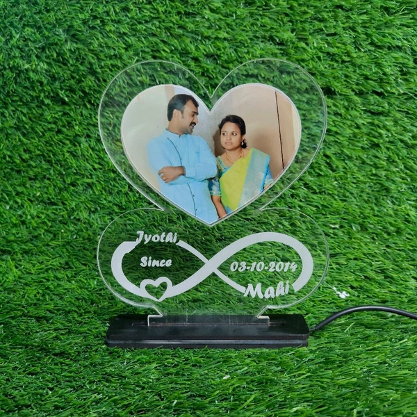 Infinity Love with Photo Acrylic - Single LED - Regular Price