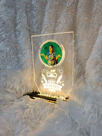 Best Teacher Ever with Photo Acrylic - Single LED - Member Price