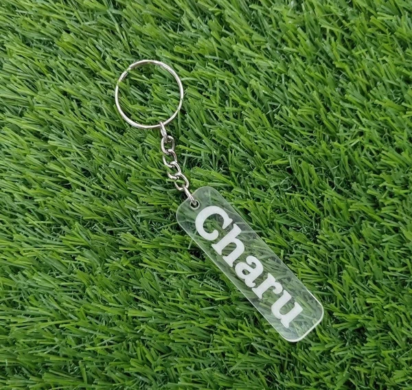 Acrylic Engraved Keychain with Name