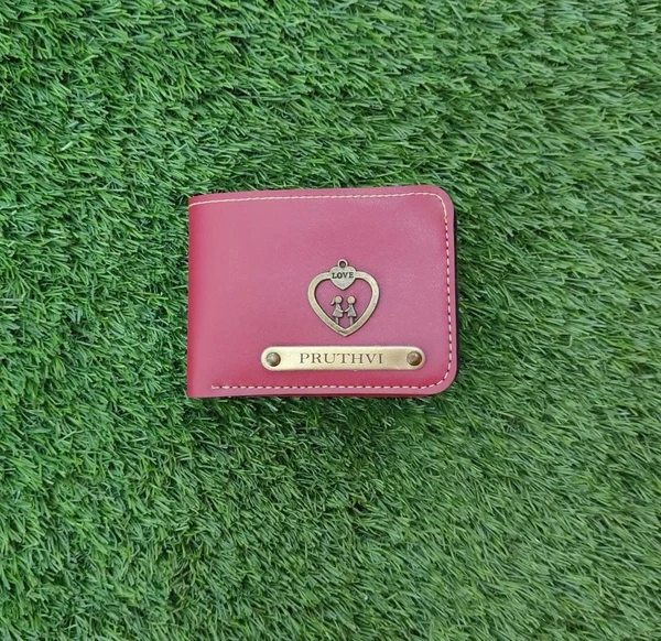 Men's Wallet - Wine Red