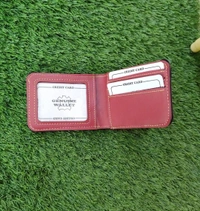 Men's Wallet - Wine Red