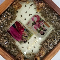 My Album Zone Resin Wooden Box Frame - 10x10" Inch
