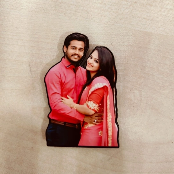 My Album Zone Couple Half Body MiniMe Fridge Magnet