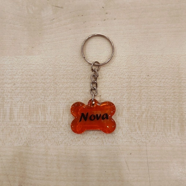 My Album Zone Bone Resin Keychain