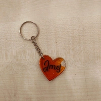 My Album Zone Heart Resin Keychain