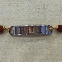 Rudraksha Bracelet / Rakhi - Silver