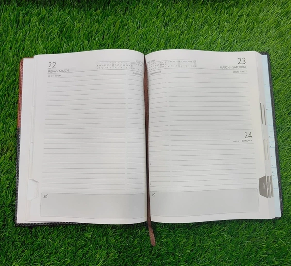 2024 Personalized Faux Leather Diary