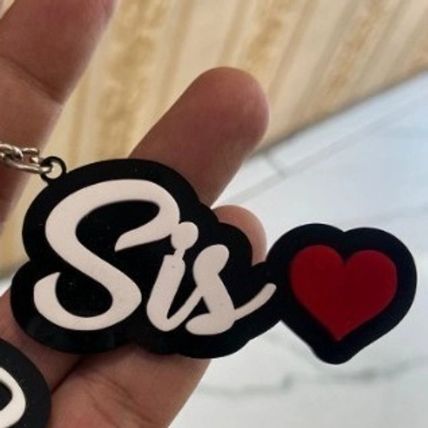 BRO - SIS Acrylic Keychain (Set)