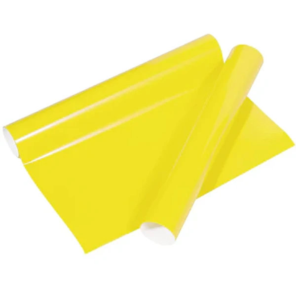 Yellow Solid Color Vinyl - 12x18" Inch