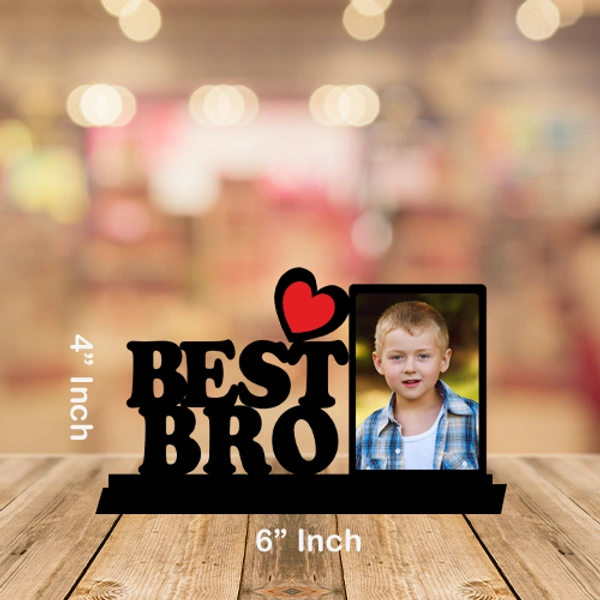 My Album Zone Best Bro - 4x6" MDF Table Frame