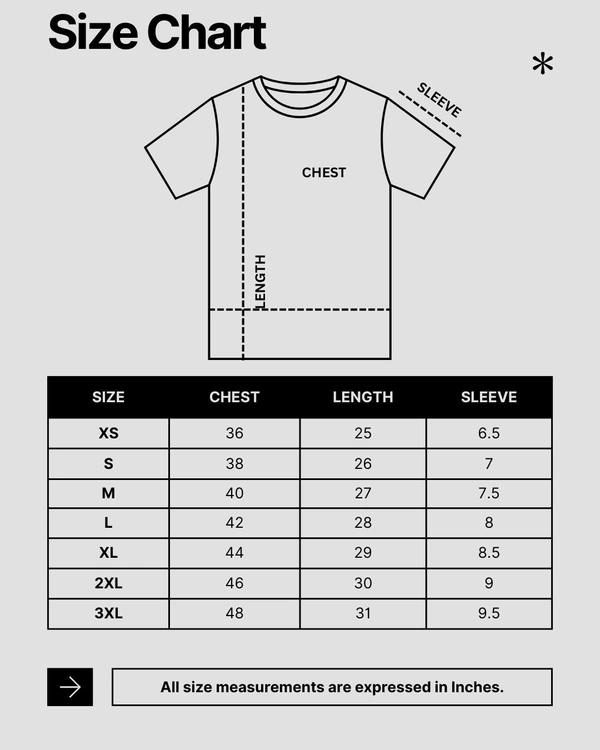 White Color T-shirt - Polyester - Half Sleeves - Must Label - Small