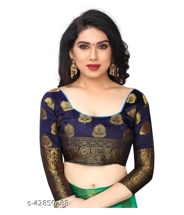 Fancy Jacqurad Rama Saree - Free, Green , pack of 2, Free shipping 