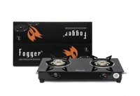 Bank Glass 2 Brass Burnar Gas Stove With Shose Pipe&Nova Lighter - set of 1, Free shipping 
