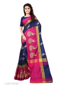 Letest New Designer Will Floral Printed Saree - 8 color available , Free Home Delivery , Free, pack of 1