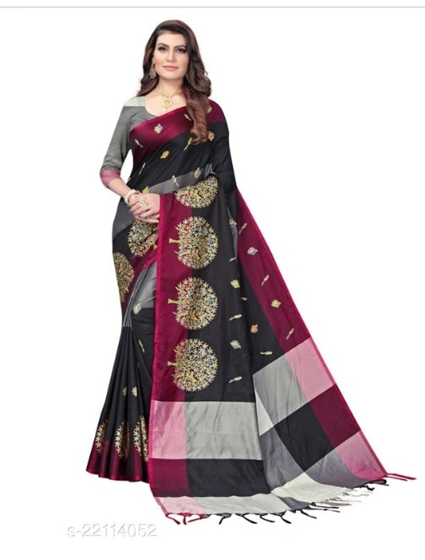 Letest New Designer Will Floral Printed Saree - 8 color available , Free Home Delivery , Free, pack of 1