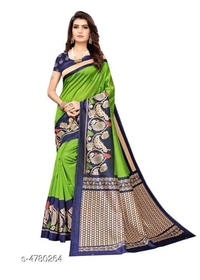 Stylish Trendy Women's Saree - 7 color available , Free Home Delivery , Free, pack of 1