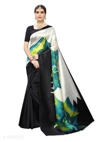 Stylish Trendy Women's Saree - 7 color available , Free Home Delivery , Free , pack of 1
