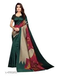 Stylish Trendy Women's Saree - 7 color available , Free Home Delivery , Free , pack of 1