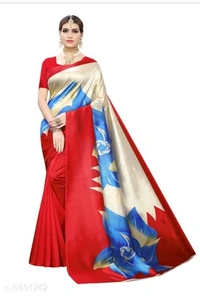 Stylish Trendy Women's Saree - 7 color available , Free Home Delivery , Free , pack of 1